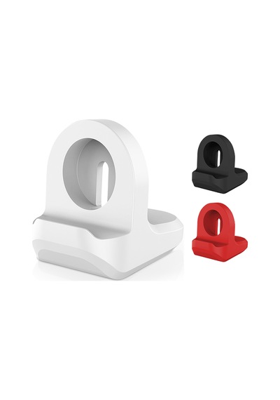 Apple Uyumlu  Watch Tüm Seriler için Mini Silikon Şarj Standı - AL3569
