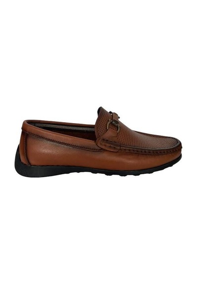Kemal Tanca 887 2551 Erkek Hakiki Deri Loafer Ayakkabı Taba