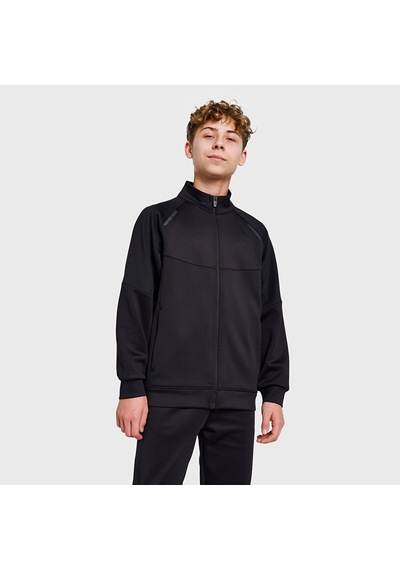 Lescon Siyah Çocuk Fermuarlı Sweatshirt 26b-3015