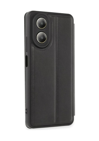 Oppo A38 Uyumlu Kılıf Flip Cover - Siyah