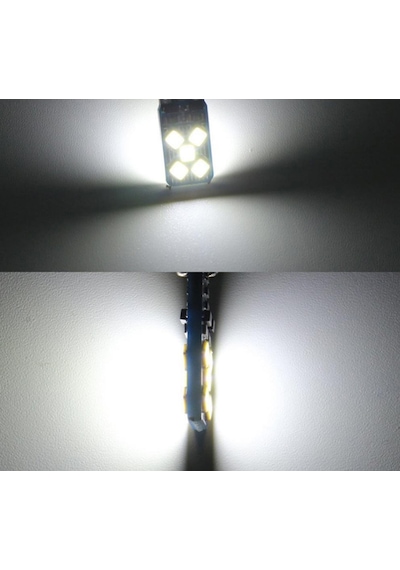 T10 Led 10 Ledli Mini Yassı Park Plaka İç Aydınlatma Beyaz 2 Adet