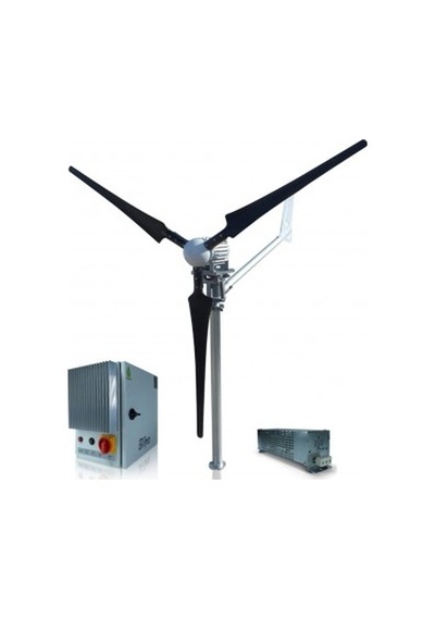 Set 1500w 24v Windsafe Korumalı Rüzgar Türbini + Wind Pro Şarj Kontrol Cihazı İsta-breeze