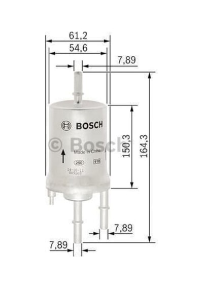 Skoda Fabia 1.2 01.2007 - 05.2009 Bosch Benzin Filtresi