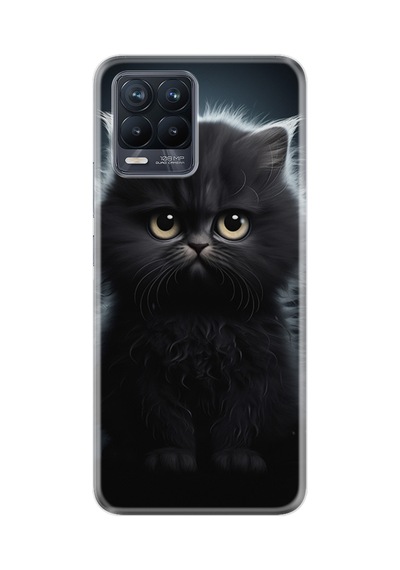 Realme 8 - 8 Pro Kılıf Boutique Baskılı Resimli Tombul Kedi Pcode -003