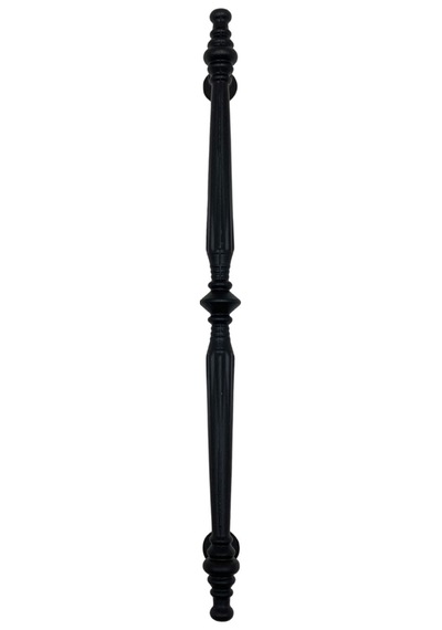 Muse Desenli Siyah Metal Dolap Kulpu Mobilya Ve Mutfak Dolap Kulpu Siyah 160mm 1 Adet Siyah
