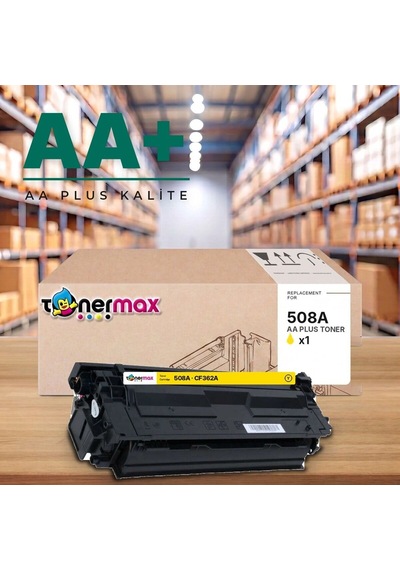 Hp 508a Cf362a Sarı Uyumlu Toner Aa Plus / Color Laserjet Enterprise M552 / M553 / Mfp M577