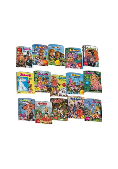 Şebnem Bebek 15 Li Moda, Kostümler, Minikler Full Set Bebek Giysileri Etkinlik Kitabı