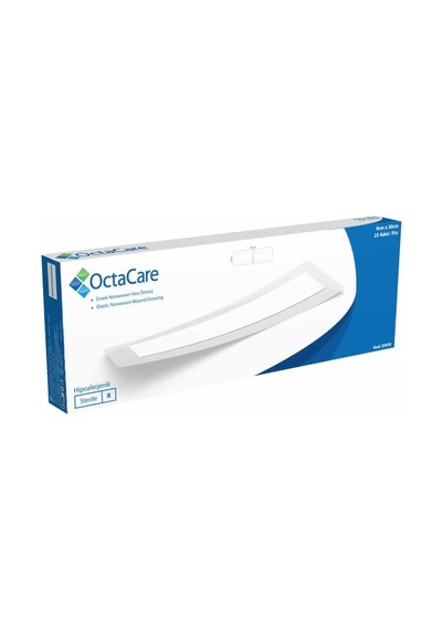 OctaCare Nonwoven Steril Pedli  Yara Örtüsü  9 CM x 30 CM 25'li
