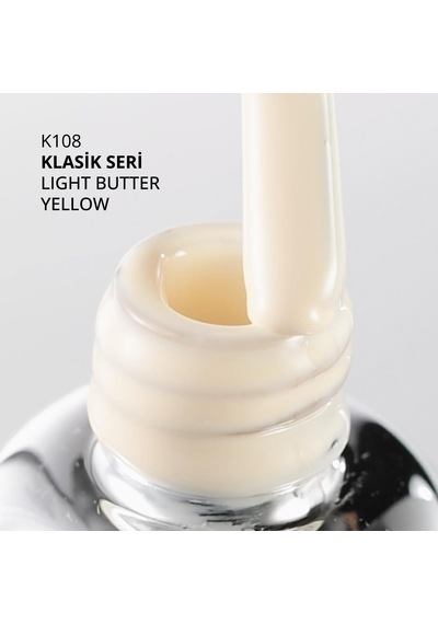 Kalıcı Oje K108, Light Butter Yellow, 10 Ml