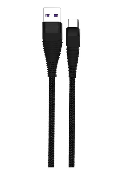 Usb Type-c Pd 5a 100 W Örgülü Hızlı Şarj Ve Data Kablosu 1 Metre Siyah Szc-04
