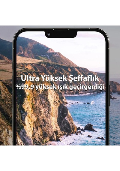 Ally İphone 13 Pro-13 Pro Max 3d Full Tempered Glass Cam Kamera Koruyucu- 5775