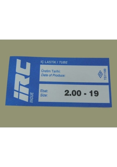İç Lastik 2.00-19 8618 Irc