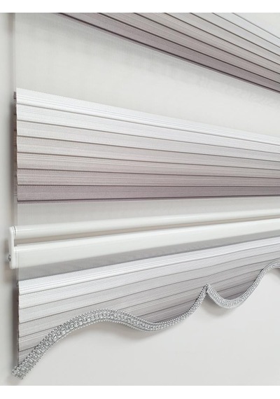 Bbb Geniş Pliseli Renk Geçişli Zebra Stor Perde Mz290