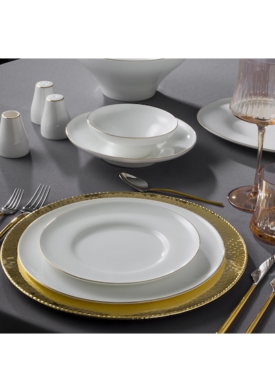 Jumbo Laurel Gold 55 Parça 12 Kişilik Yemek Takımı Gold