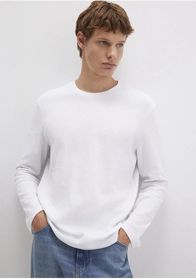Mavi Erkek Sweat M065755-620-22497 Beyaz