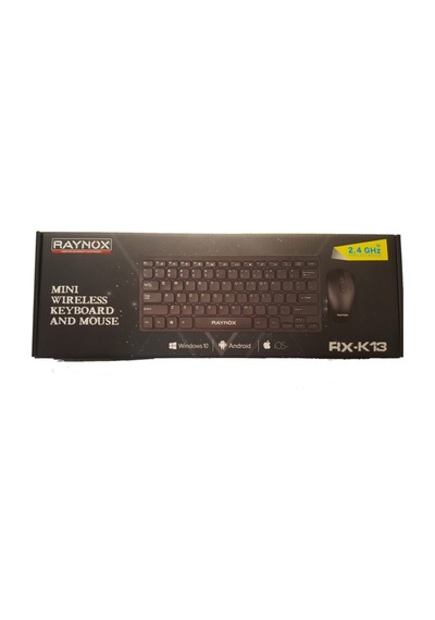 Raynox Rx-k13 Mini Kablosuz Klavye Mouse Set Windows-android- Uyumlu iOS Optik