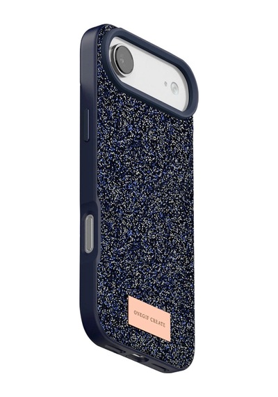 Onegif İphone 17 Air Bright Simli Kapak - Mavi Çok Renkli Diğer
