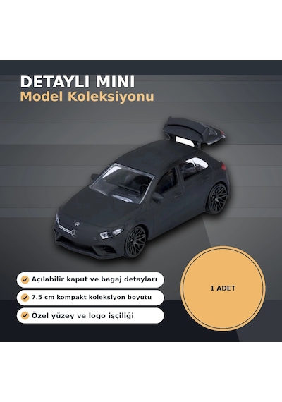 1 Adet Resmi Lisanslı Mini Mercedes-amg Premium Model Araba - Rastgele Gönderim