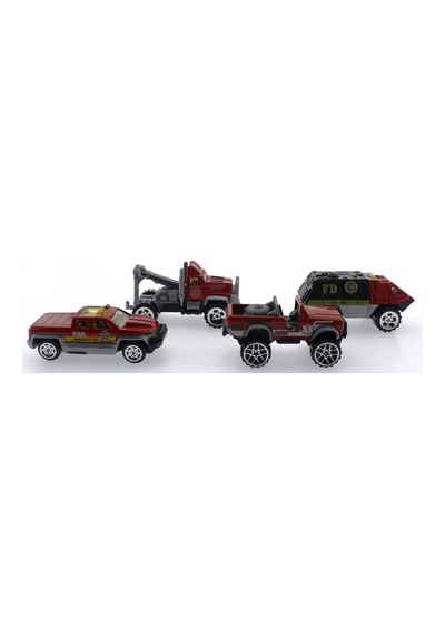 4'lü Die Cast İtfaiye Seti