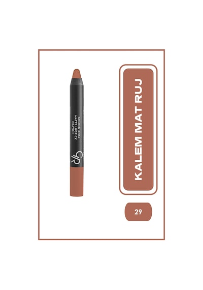 Matte Lipstick Crayon No:29 - Mat Kalem Ruj 29