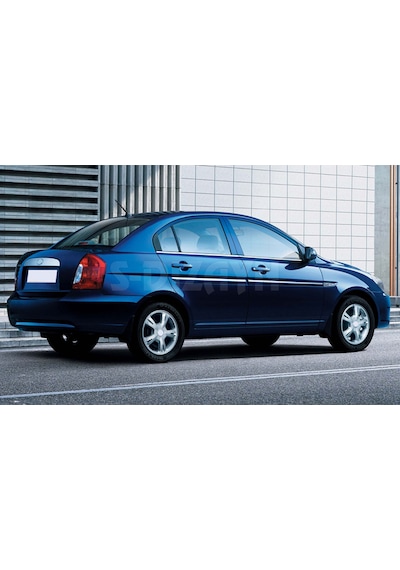 S-Dizayn Hyundai Accent Era Krom Cam Çıtası 4 Prç 2005-2011