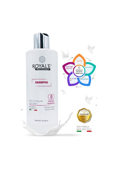 Royale Professional Argan Keratin Hacim ve Dolgunluk Veren Şampuan 500 ML