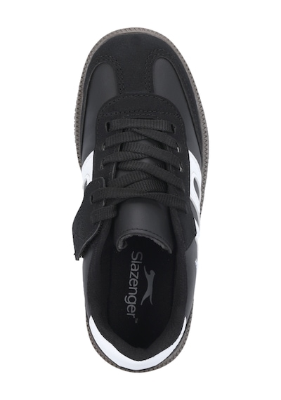 Slazenger Dodo Unisex Çocuk Cırt Cırtlı Siyah / Beyaz Günlük Spor Ayakkabısı Siyah - Beyaz
