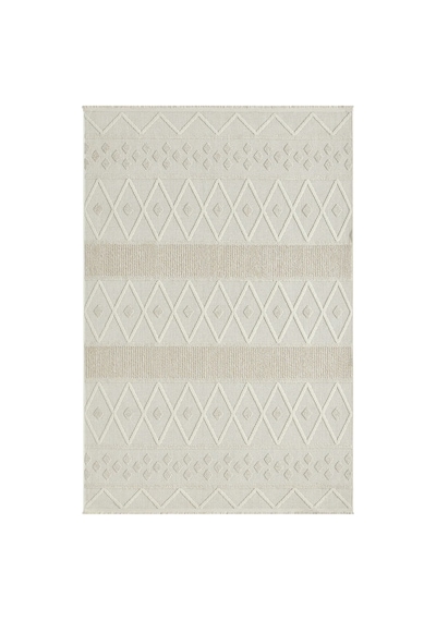 Seyran Halı Loopy 620 Krem-bej %50 Polyester - Polipropilen Yolluk