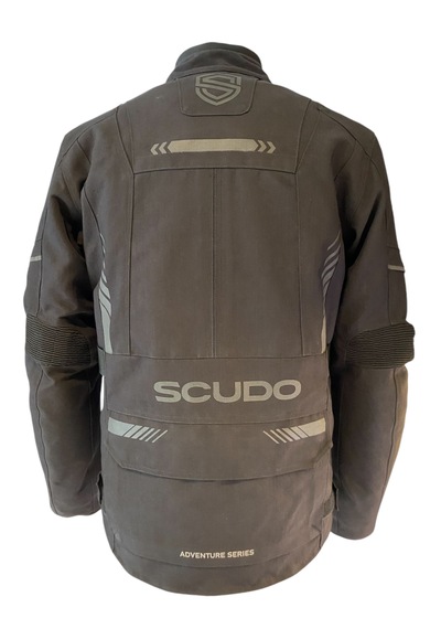 Scudo Alaska Cordura Kışlık Erkek Motosiklet Ceketi Siyah