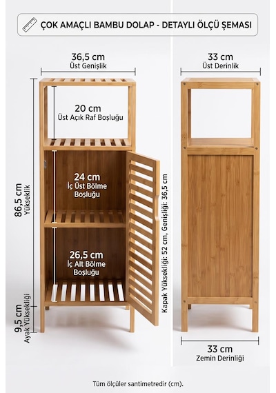 Robin Home Bambu Kapaklı 2 Raflı Çok Amaçlı Banyo Düzenleyici Organizer Dik Dolap Bej Robin Home Bambu Kapaklı 2 Raflı Çok Amaçlı Banyo Düzenleyici Organizer Dik Dolap Bej