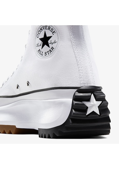 Converse Run Star Hike Platform Unisex Beyaz Sneaker Düz 166799c Beyaz