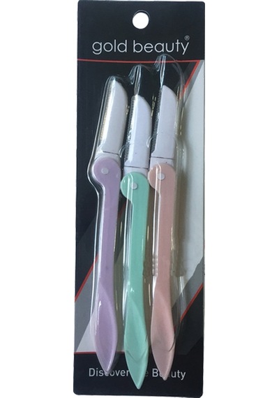Gold Beauty Kaş Usturası 3'lü Set