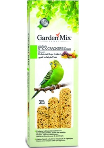 Gardenmix Platin Meyveli Kuş Krakeri 3lü