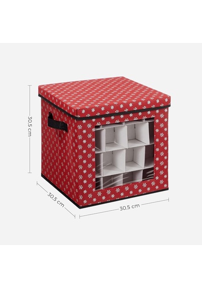 Saklama Kutuları, 3'lü Set, Katlanır Kutular, Kutu Başına 64 Küçük Bölme, Esnek Ayırma Duvarları, 30,5 X 30,5 Diğer