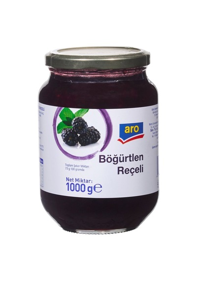Aro Böğürtlen Reçeli 1 Kg - Kahvaltılık Lezzet 4'li Avantaj Paketi - 4 Adet Tarı