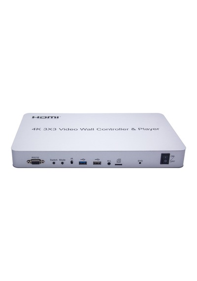 Gplus 4KVW349P 3x3 Video Wall Controller 4K Ultra HD HDMI Duvar Ekran Denetleyici