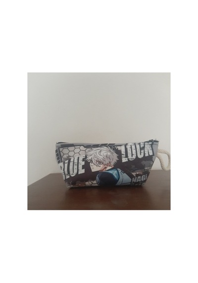 Owl Bag Blue Lock - Nagi Seishiro Desenli Kalemlik - Makyaj Çantası Diğer