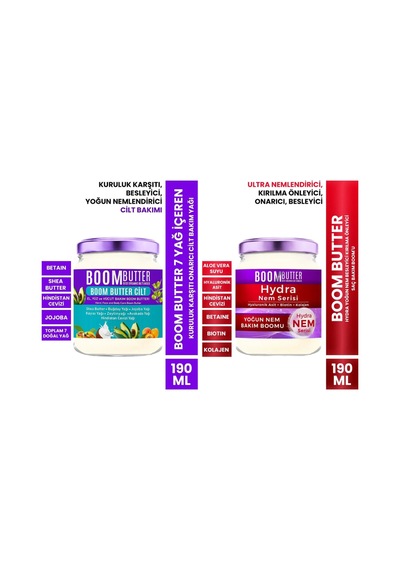 Saç Bakım-cilt Bakım Seti Onarıcı Cilt Bakım Yağı 190 Ml-hydra Yoğun Nem 190ml