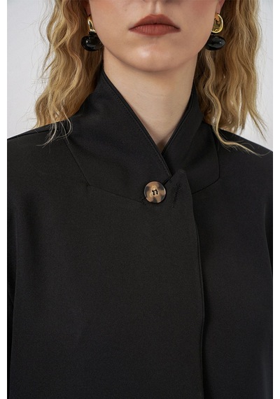 Hiccup Bdart Şal Yaka Blazer Siyah