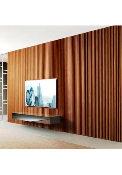 Winpanel Dekoratif Ahşap Duvar Paneli Bambu Renk 50x240cm .