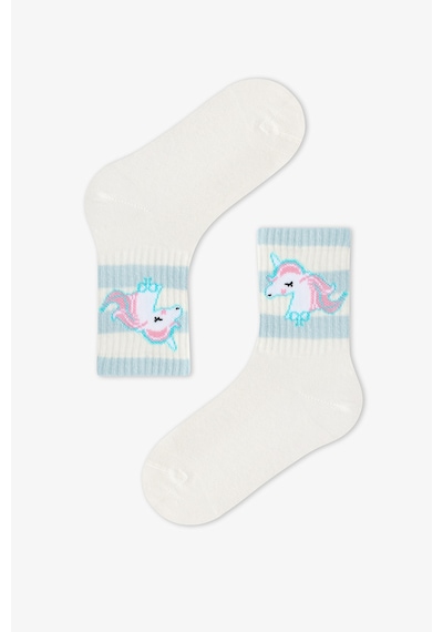 Penti Kız Çocuk Unicorn Lines 3'lü Tenis Soket Çorap