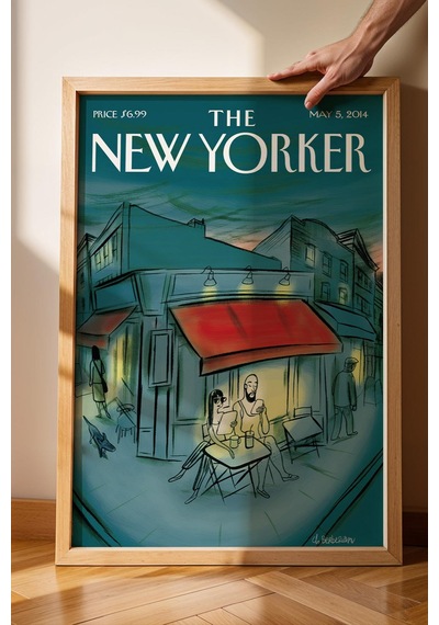 The New Yorker Çerçeveli Tablo May 5 2014