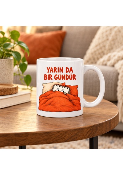 Ny Joy Erteleme Takvimi Tasarımlı Porselen Kupa - Model 772 Nyjoybz