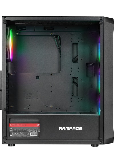 Rampage Compact 750W 80+ Bronze Rgb Fan Atx Mıd Tower Oyuncu Kasası