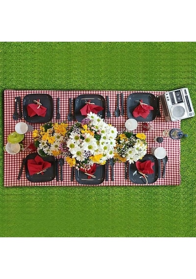 Lovely Piknik Seti 6 Kişilik 32 Parçalı AP9146 - KREM  - V