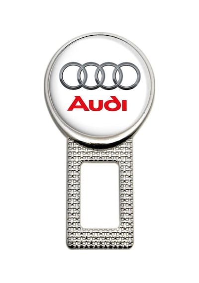 Audi Metal Kemer Görseli 2 Adet Çift Yönlüdür Logosu
