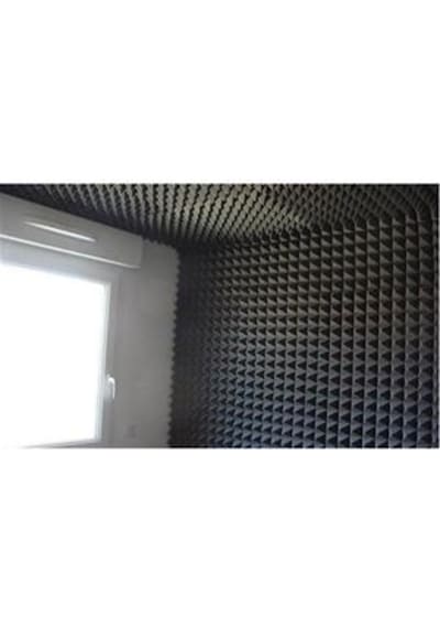 Akustik Ses Yalıtımı Piramit Sünger 40Mm Yanmaz 50Dns 100Cmx100Cm
