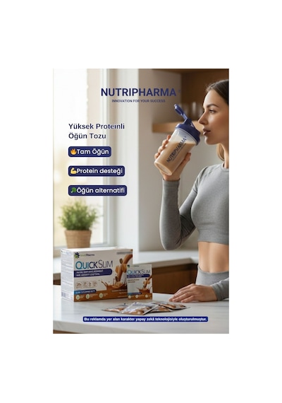 Quick Slim Öğün Yerine Geçen Shake - 30 Saşe - Karamel Latte