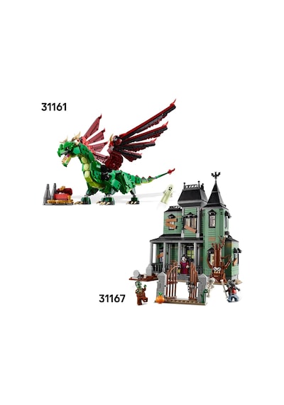 LEGO® Creator 3'ü 1 Arada Orta Çağ Atlı Şövalye Kalesi 31168 - 9 Yaş ve Üzeri Çocuklar için Yaratıcı Oyuncak Yapım Seti (1371 Pr)