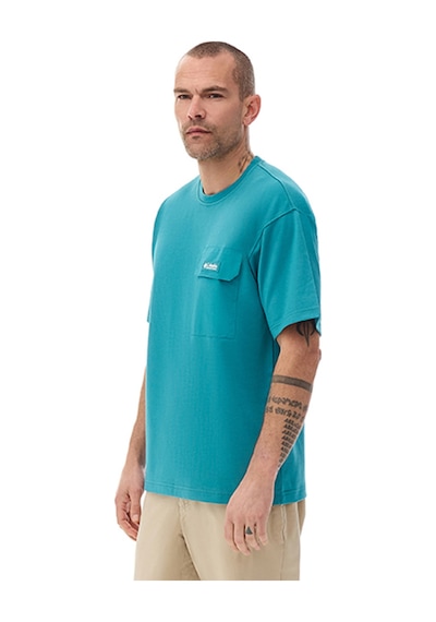 Columbia Heritage Erkek Mavi Outdoor T-shirt Cs0376-430